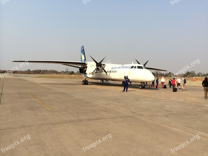 Foreign Countries Laos Pakse Pakse Airport Local Airport