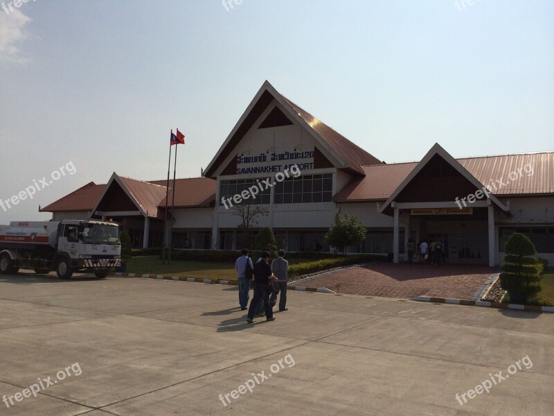 Foreign Countries Laos Sawanaketto Sawanaketto Airport Free Photos