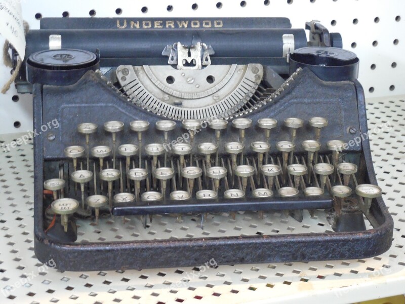 Typewriter Typing Vintage Retro Old