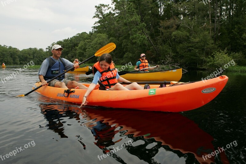 Canoe River Boat Water Nature