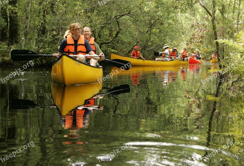 Canoe River Boat Water Nature