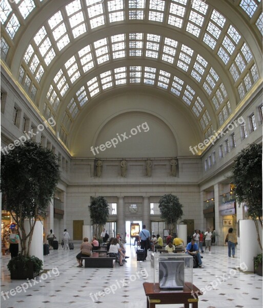 Union Station Architecture Washington Dc Usa