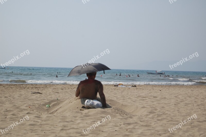 Elderly Turkey Beach Free Photos