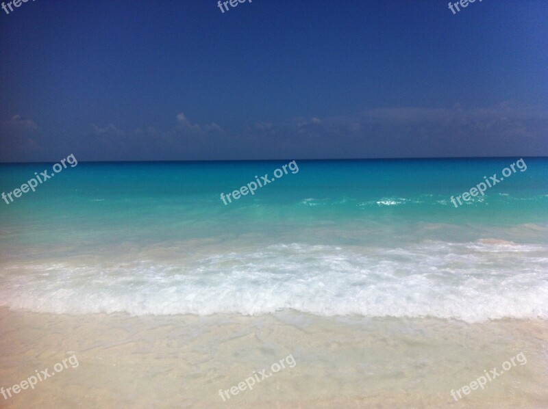 Beach Mexico Cancún Sea Free Photos