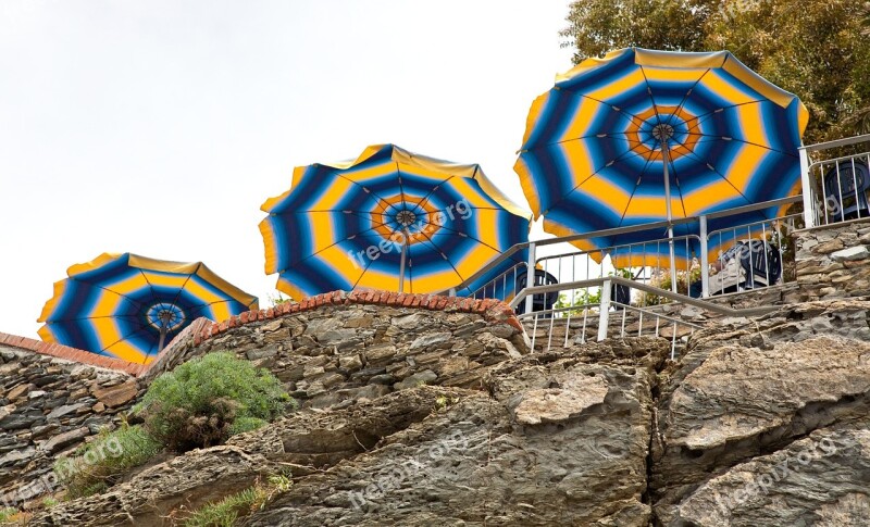 Umbrella Seaside Relax Summer Beach