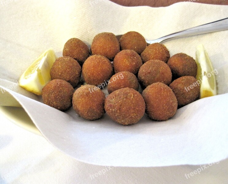 Fried Stuffed Olives Food Nutritional Delicious Free Photos