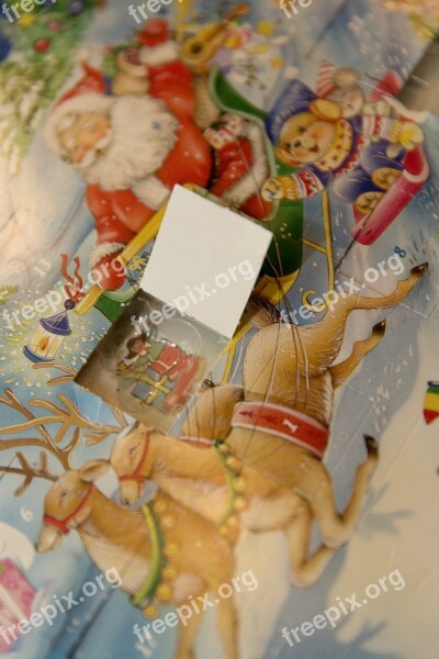 Advent Calendar Calendar Christmas Santa Claus Snow