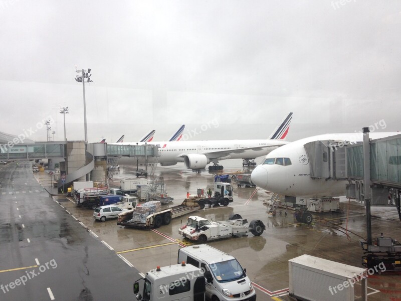 Airport Airbus Boeing France Free Photos