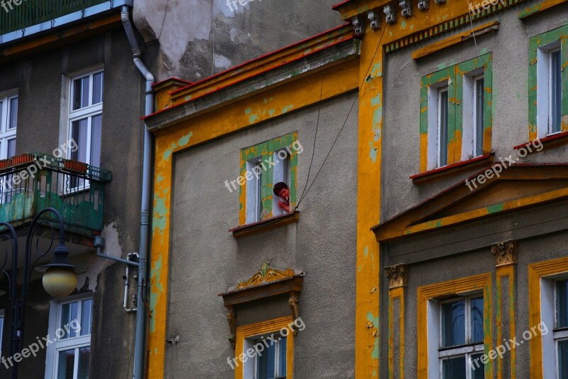 The Window Nowa Sól City Buildings View