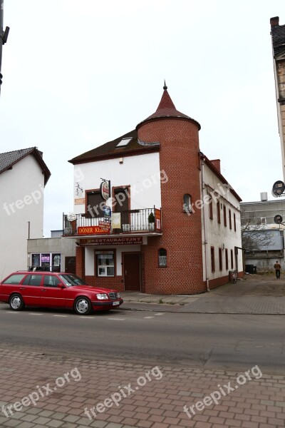 Nowa Sól Buildings Pseudopałac Kebab Turkish