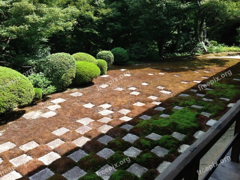 Tofuku-ji Temple Garden Rectangle Japan Kyoto