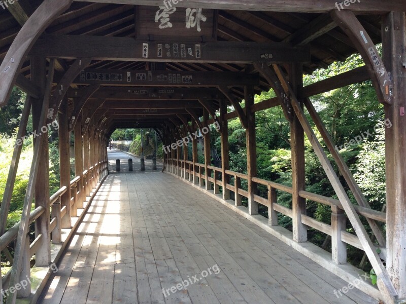 Kyoto Bridge Japanese Style K Wooden