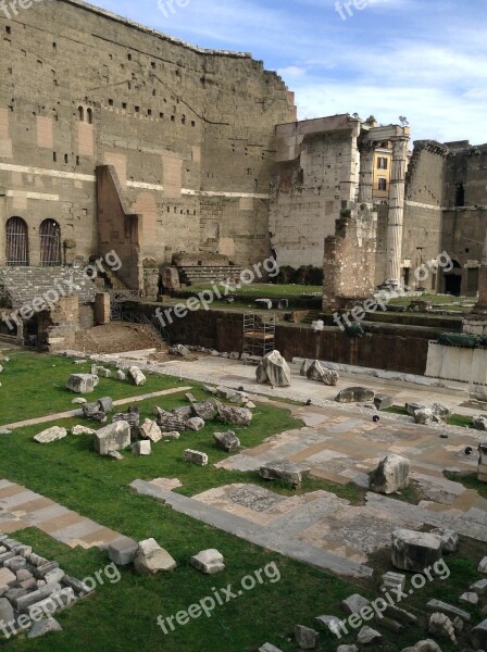 Rome Forum Ruins Free Photos