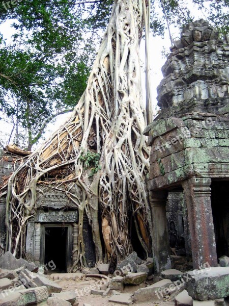 Cambodia Ruins Ancient Asia Travel