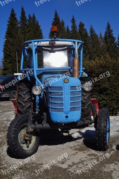 Tractor Zetor Oldtimer Mask Old