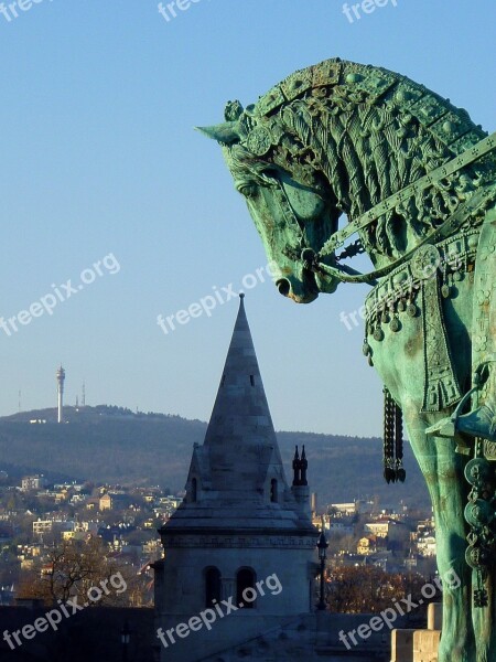 Budapest Buda Castle Area St Stephen's King