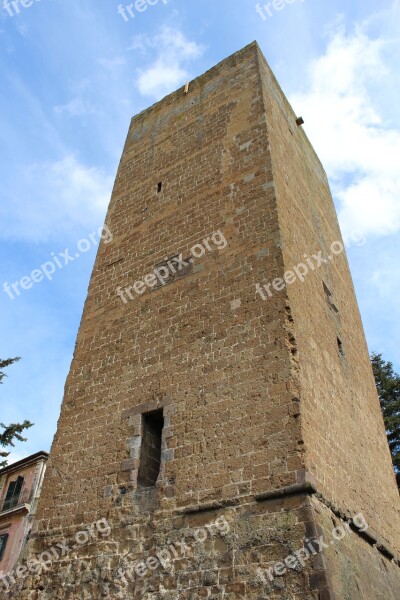 Tuscania Torre Sky Free Photos