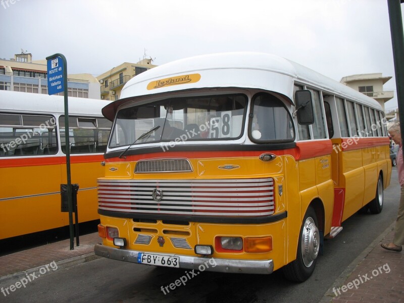 Bus Malta Vehicles Free Photos