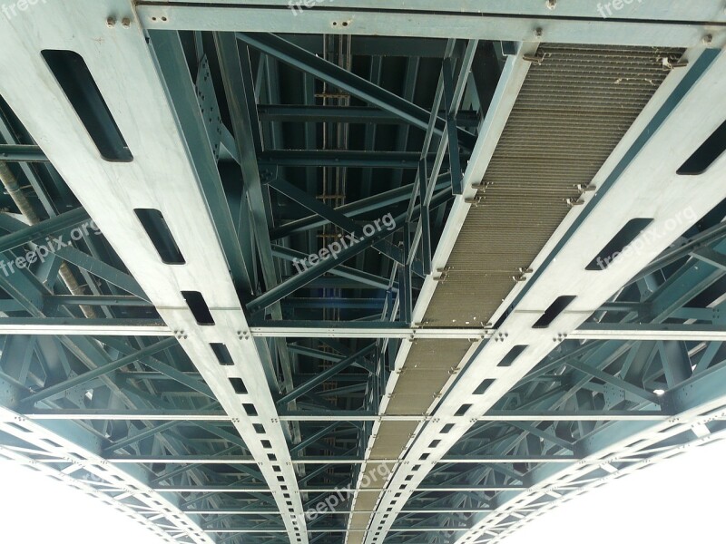 Bridge Construction Steel Structure Steel Bridge Metal Rods