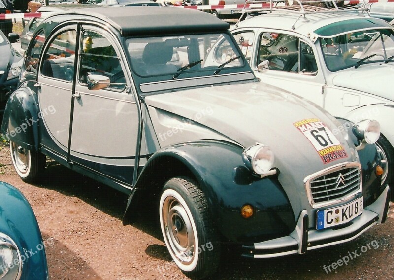 Auto Citroën 2cv Duck Vehicle