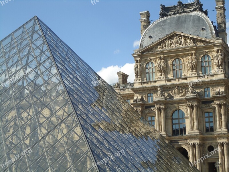 Louvre Museum Paris France Europe Tourism