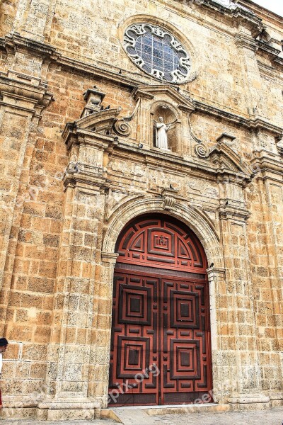 Architecture Historic City Colombia Cathedral Free Photos