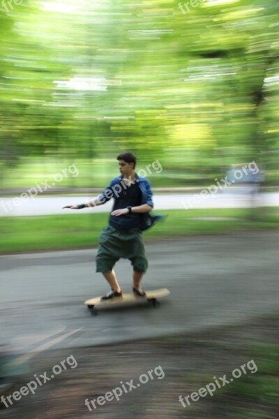 Vienna Danube Island Green Austria Longboard