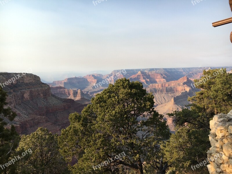 Grand Canyon Fall Arizona Scenery Free Photos