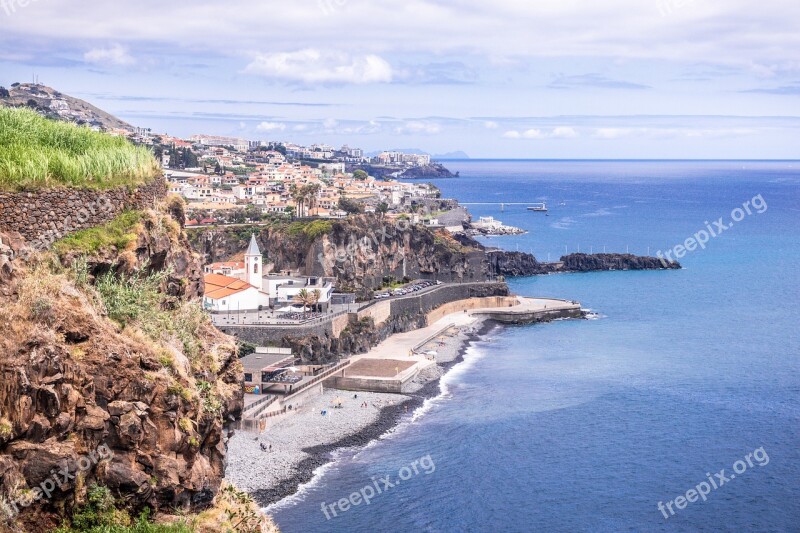 The City Of Câmara De Lobos Island Wood Costa Mar Hdr