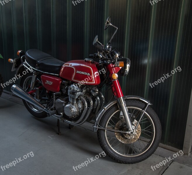 Motorcycle Honda Biker Oldtimer 350