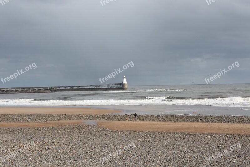 Blyth Beach Northumberland Uk Coast