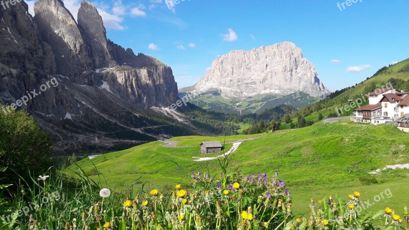 Italy The Cable Car Col Rodella Free Photos