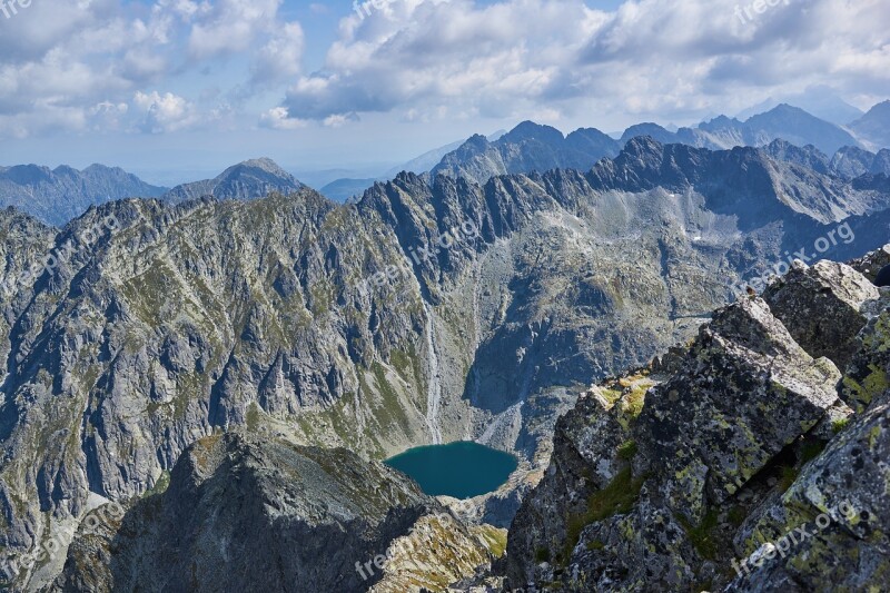 Mountains Hills Nature Rocks Water Pleso