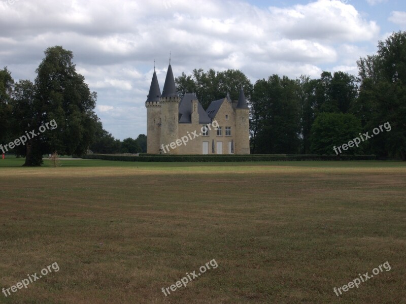 Chateau France Bourdeaux Architecture Building