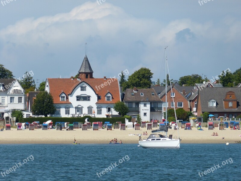 Föhr Wyk Island North Sea Sea