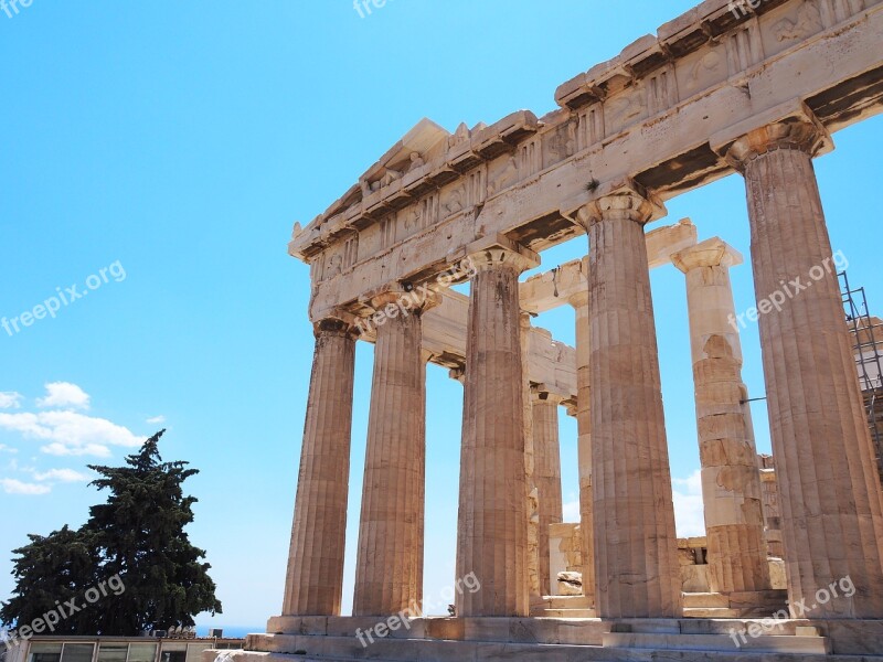 Greece Athens Parthenon Ancient Times Architecture