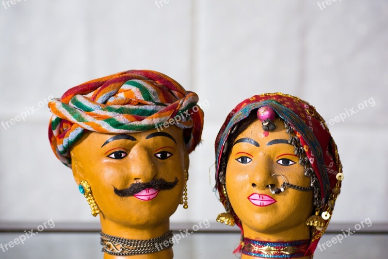 Handicraft Doll India Rajasthan Jaipur