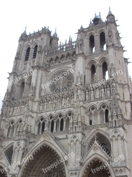 Cathedral Of Notre-dame Of Amiens Cathedral Amiens France Architecture