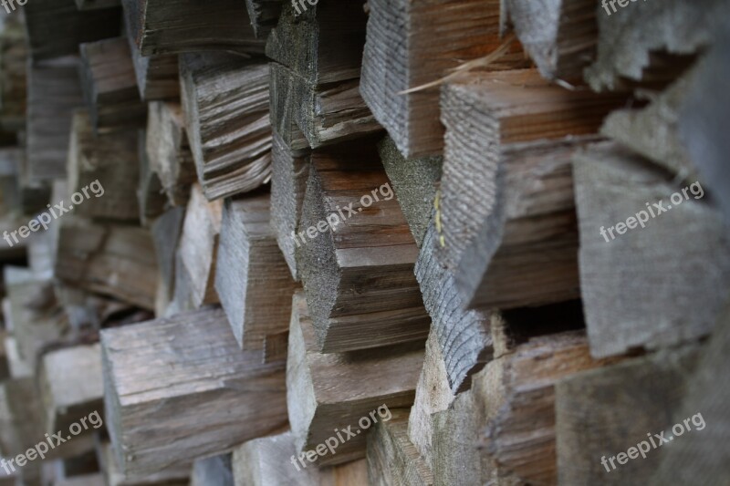 Wood Firewood Tree Trunks Holzstapel Background