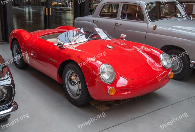 Spyder Replica Automotive Sports Car Red