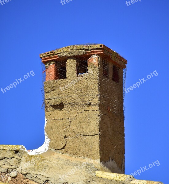 Casa Vieja Longares Fireplace Architecture Free Photos