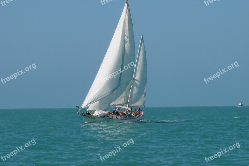 Sailboat Cutter Jefferson Dry Tortugas Free Photos