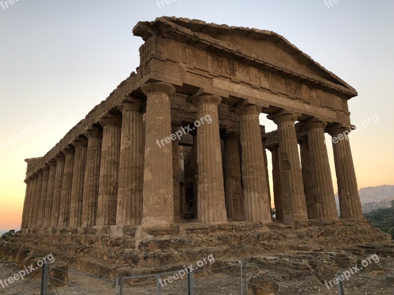 Temples Valley Temple Archaeology Agrigento