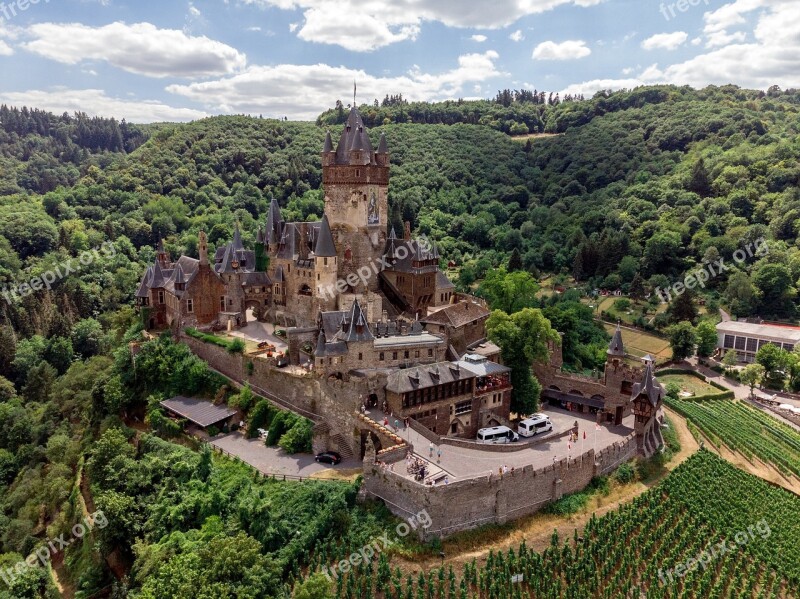 Cochem Castle Architecture Imperial Castle Imposing