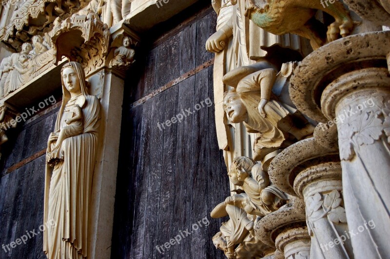 Gothic Chartres France Architecture Cathedral