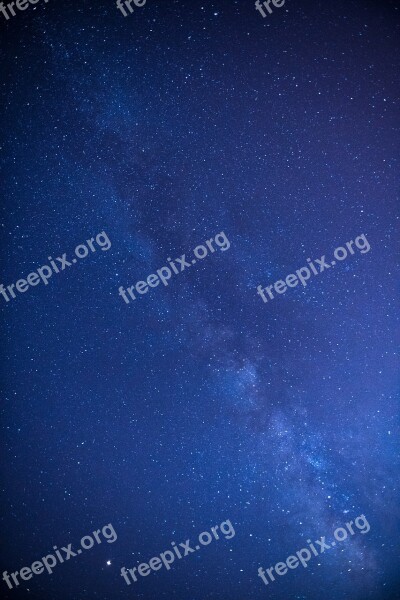 The Milky Way Starry Sky Stars Night View Free Photos