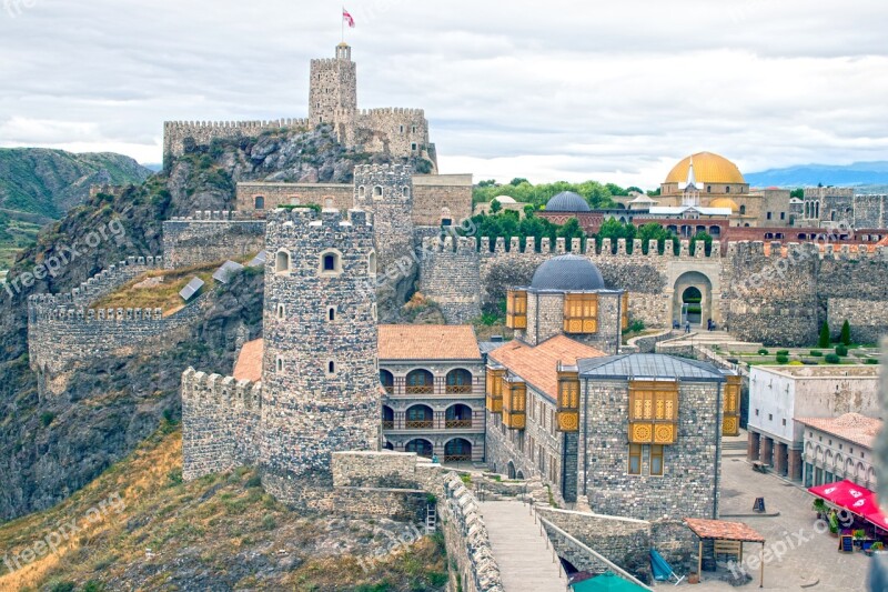 Georgia Fortress Akhaltsikhe Building Tourism