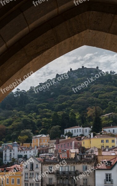 Sintra Castle Fortification Portugal Travel