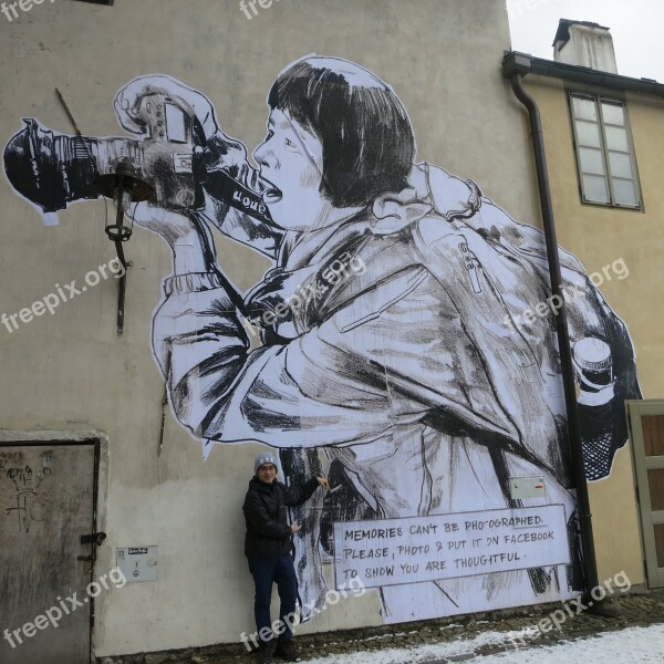 Tourism Photography Czech Graffiti Wall