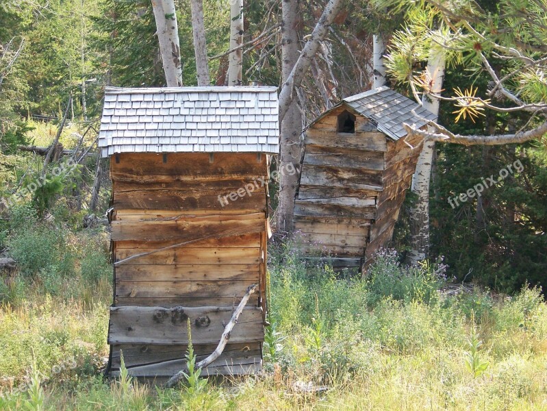 Shack Outhouse Rustic Wooden Shed